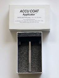 ACCU COAT Applicator™ in action